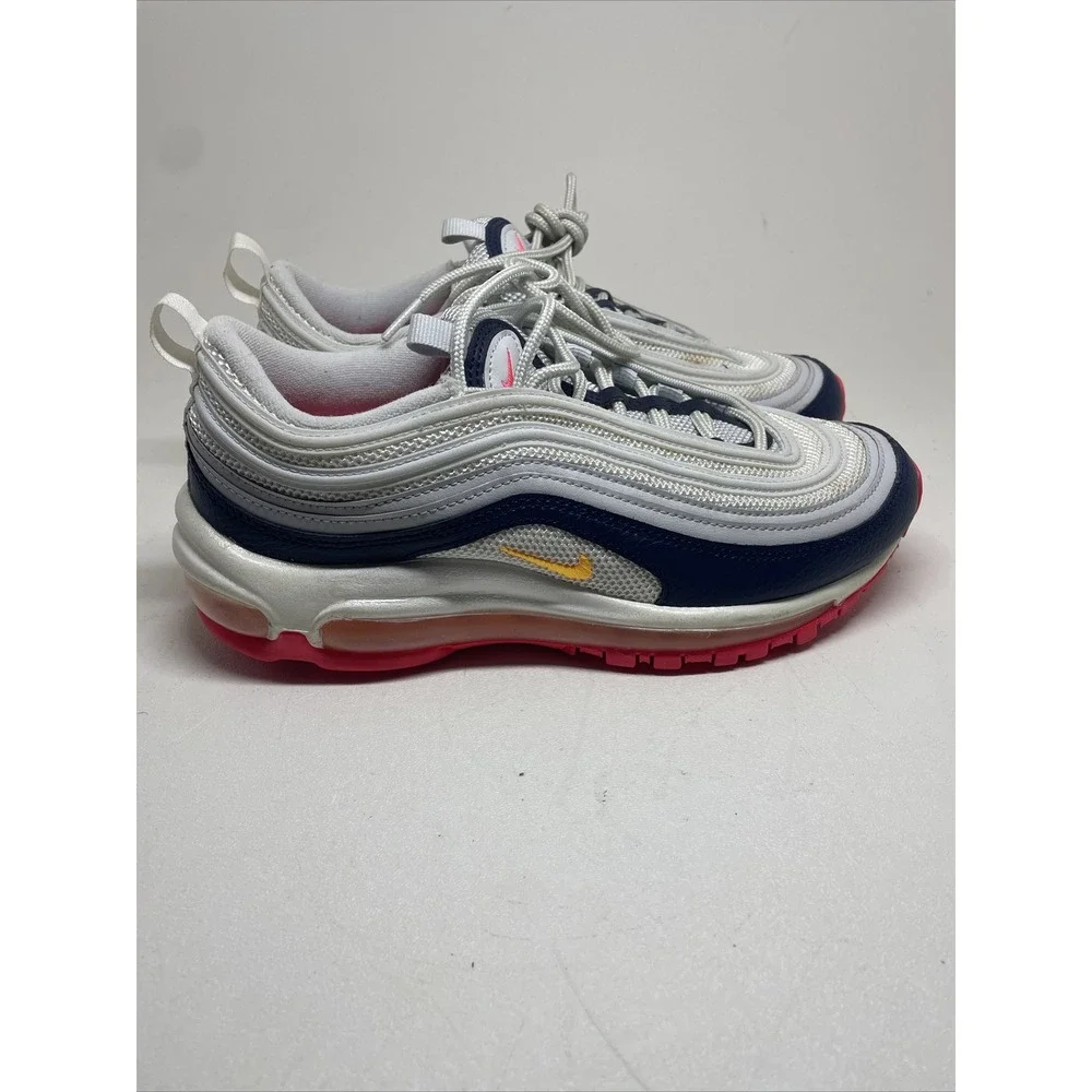 Nike Air Max 97 Pure Platinum Laser Orange Women's 7.5 [921733-015]‎